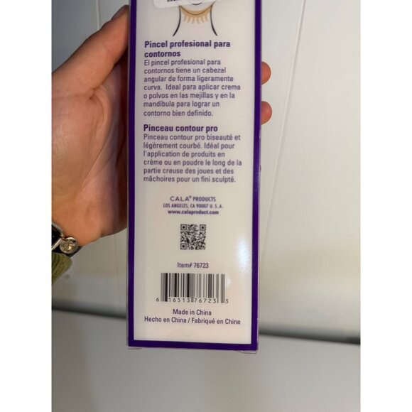 CALA Enchanted Glam Pro Contour Brush Iridescent Unicorn Handle NEW Makeup Tools - Picture 5 of 6